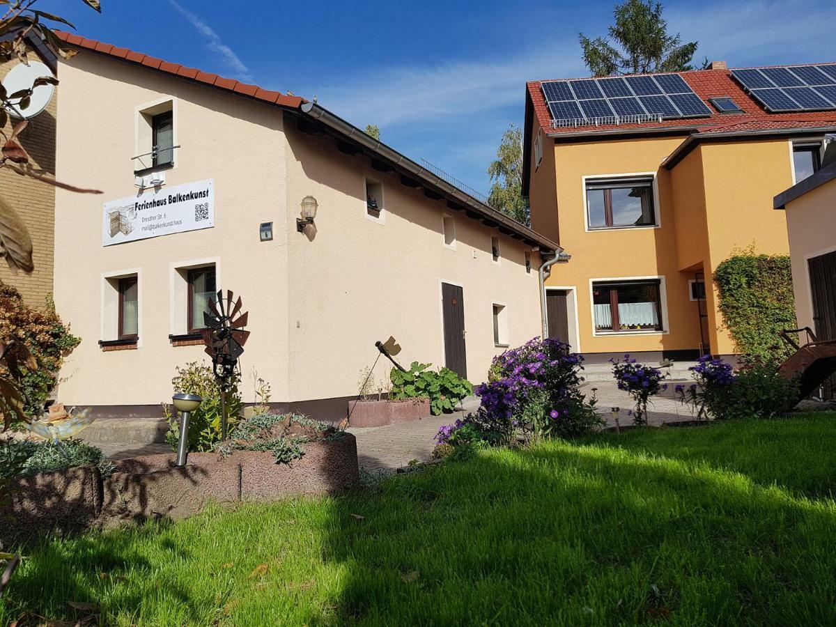 Ferienhaus Balkenkunst Radebeul Exterior foto